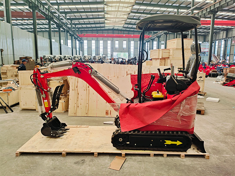 MK18 Mini Excavator sent to Russian