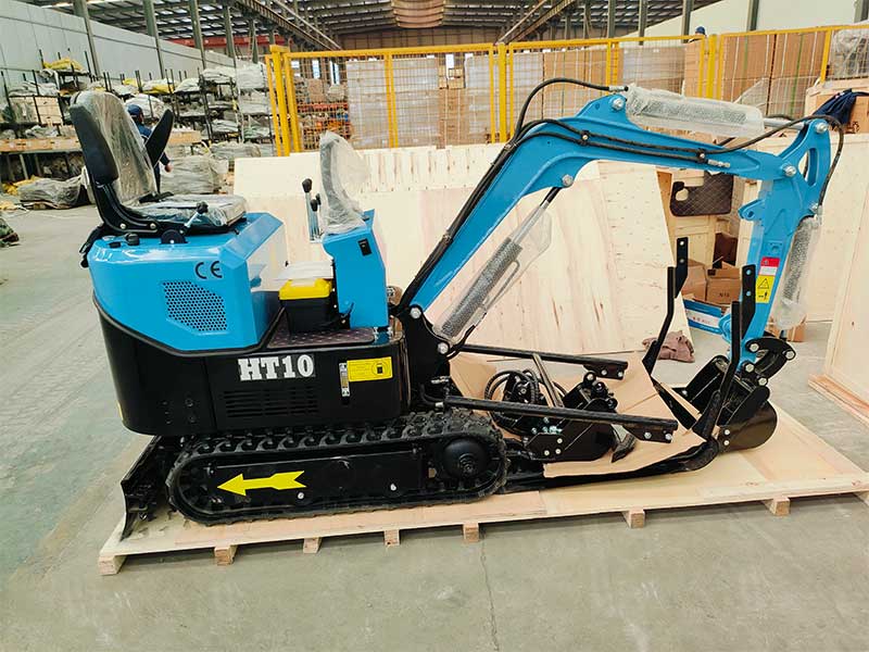MK10 mini excavator shipped to Russia