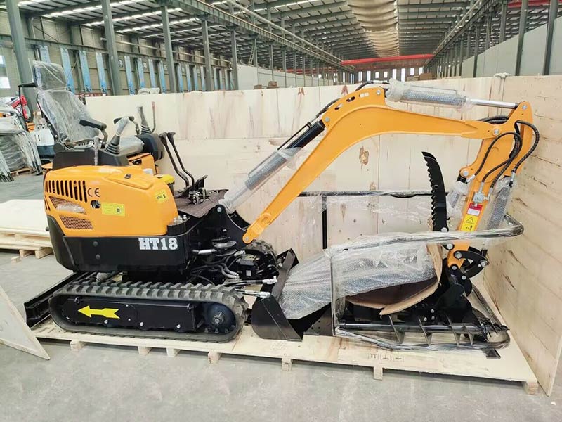 MK18 Mini Excavator sent to Spanish